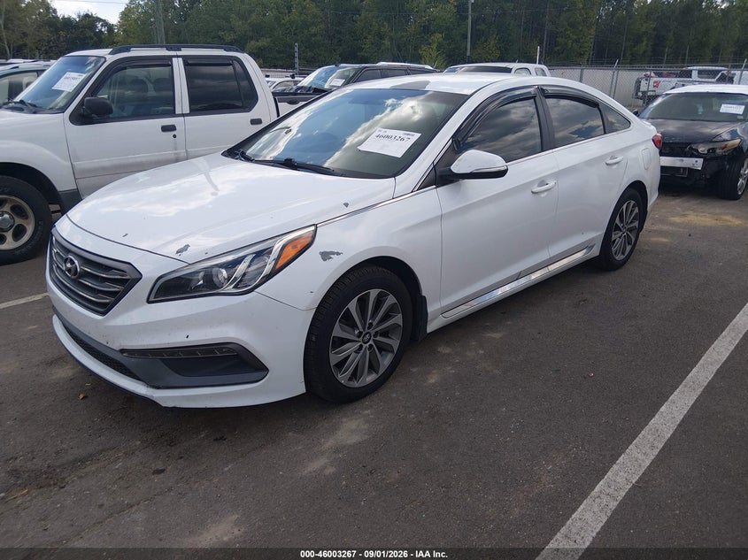 2017 HYUNDAI SONATA auction photo 2