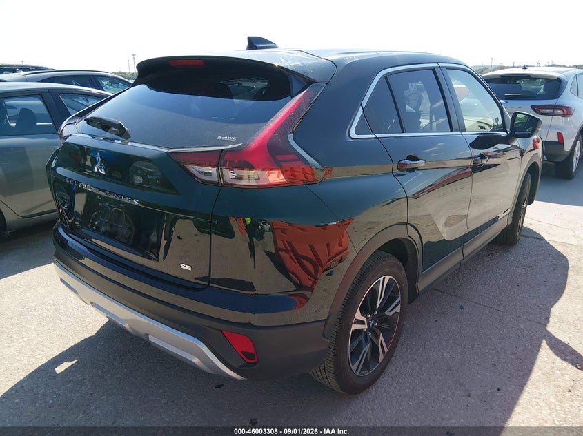 Vin: ja4atwaa8tz035322, lot: 46502653, mitsubishi eclipse cross black edition s-awc/se s-awc/sel 20264