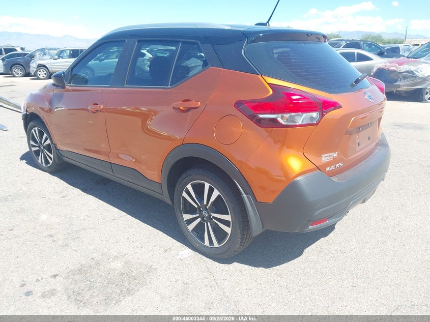 Vin: 3n1cp5cuxkl563831, lot: 46502689, nissan kicks sv 20193
