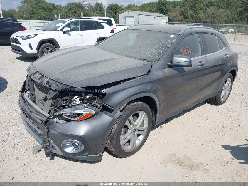 Vin: wdctg4gbxkj553916, lot: 46502700, mercedes-benz gla 250 4matic 20192