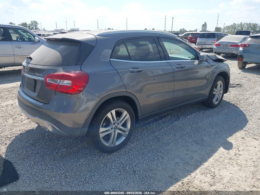 Vin: wdctg4gbxkj553916, lot: 46502700, mercedes-benz gla 250 4matic 20194