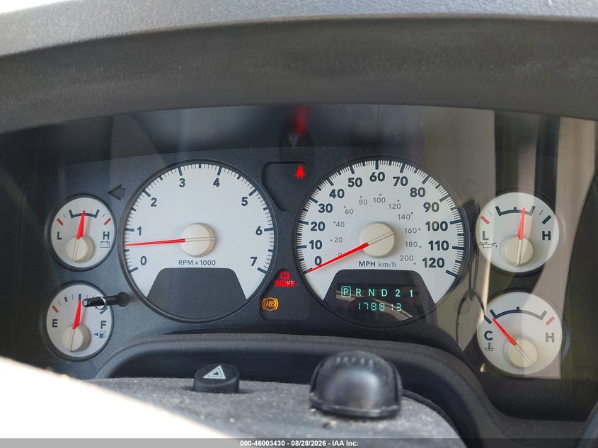 2007 DODGE RAM PICKUP 5.7L V8 FI 16V F2