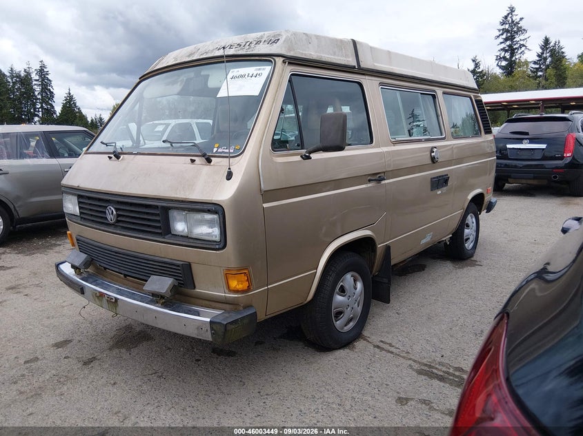 1986 VOLKSWAGEN VANAGON auction photo 2