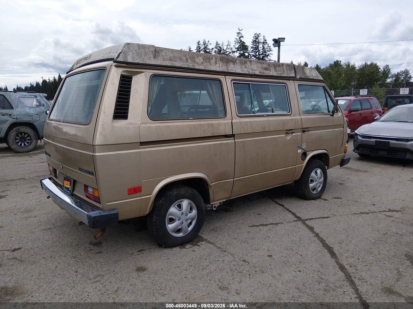 1986 VOLKSWAGEN VANAGON auction photo 4