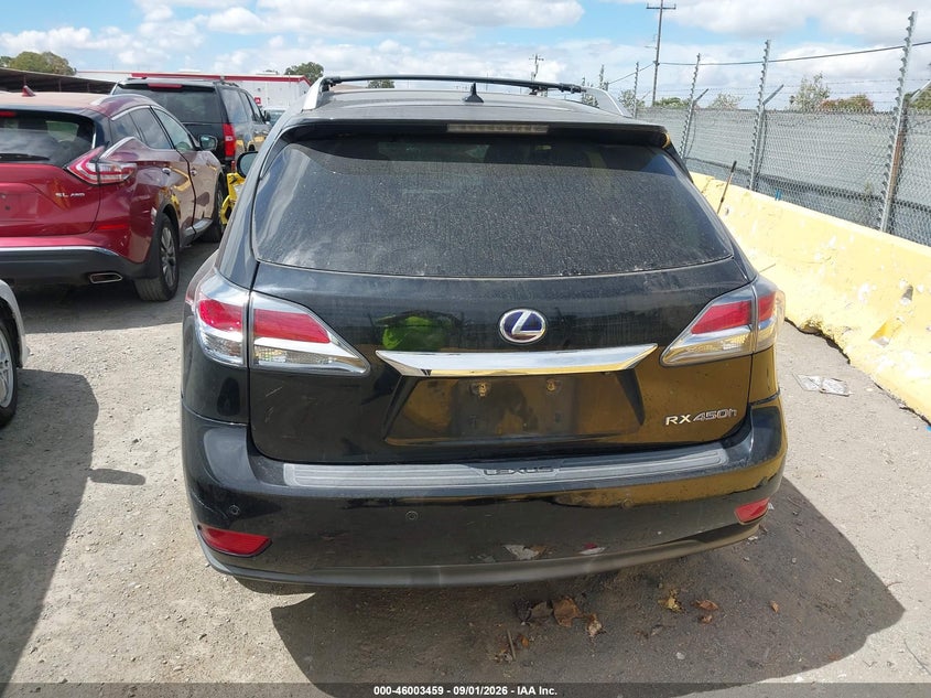 2013 LEXUS RX SPORT UTILITY VEHICLE 3.5L V-6 DOHC, VVT, PREMIUM , 245HP