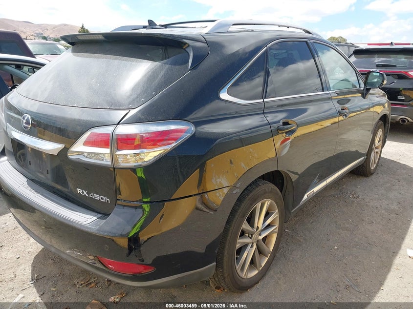 2013 LEXUS RX SPORT UTILITY VEHICLE 3.5L V-6 DOHC, VVT, PREMIUM , 245HP