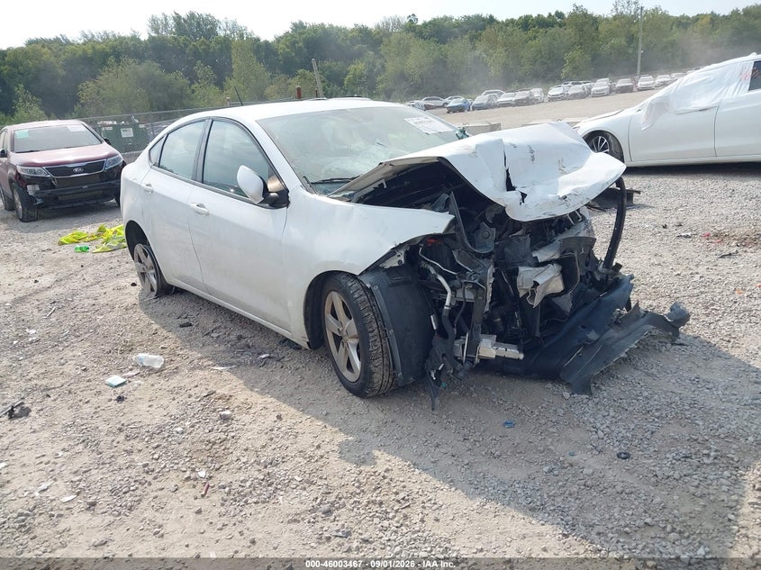 Vin: 1c3cdffa0gd802267, lot: 46502812, dodge dart sxt sport 20161