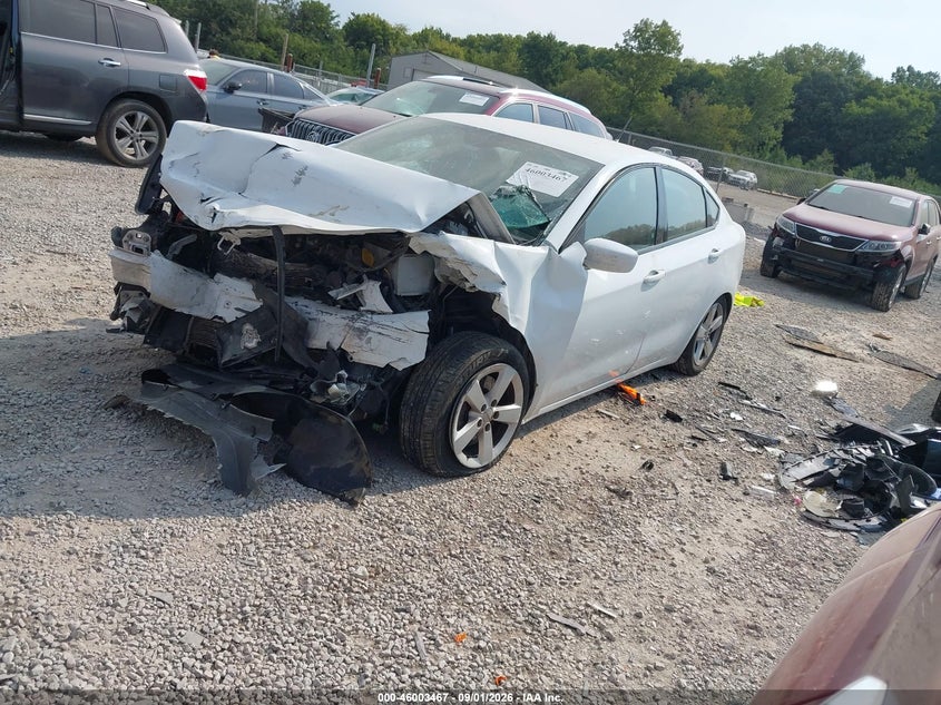 Vin: 1c3cdffa0gd802267, lot: 46502812, dodge dart sxt sport 20162