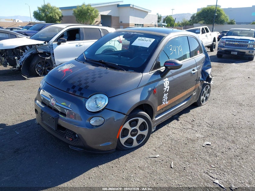Vin: 3c3cffge4ft549815, lot: 46502824, fiat 500e battery electric 20152