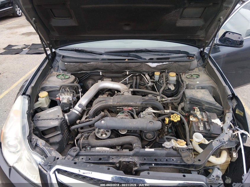 SUBARU LEGACY 2012 VIN 4S3BMAC67C1013104