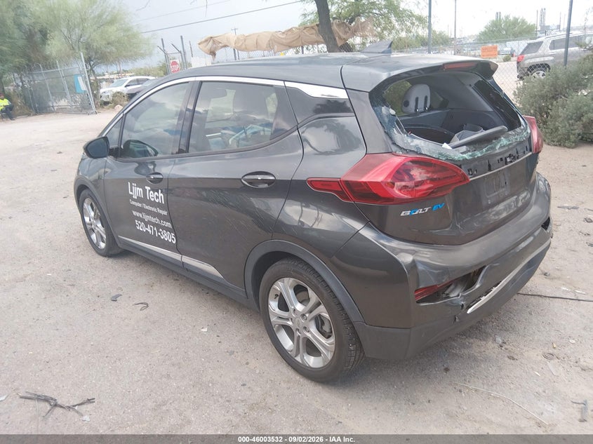 Vin: 1g1fy6s05k4123963, lot: 46502877, chevrolet bolt ev lt 20193