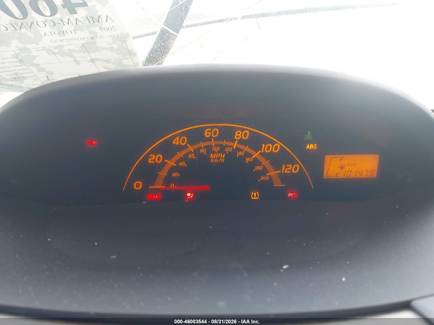 TOYOTA YARIS 2009 VIN JTDKT903495258312