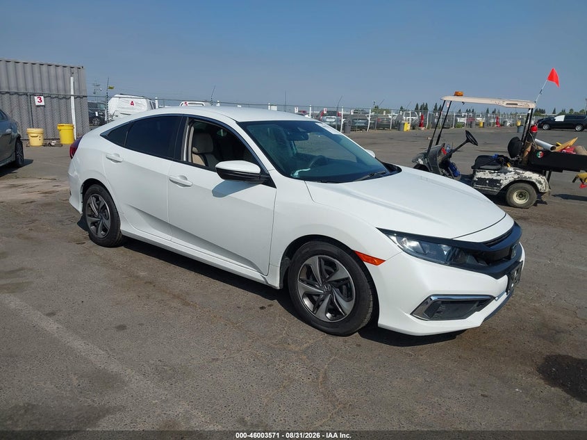 2020 Honda Civic Lx, Перёд, IAAI, VIN 19XFC2F69LE216725