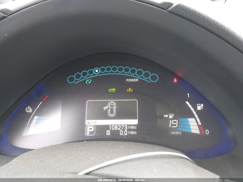 2013 NISSAN LEAF HATCHBACK ELECTRIC