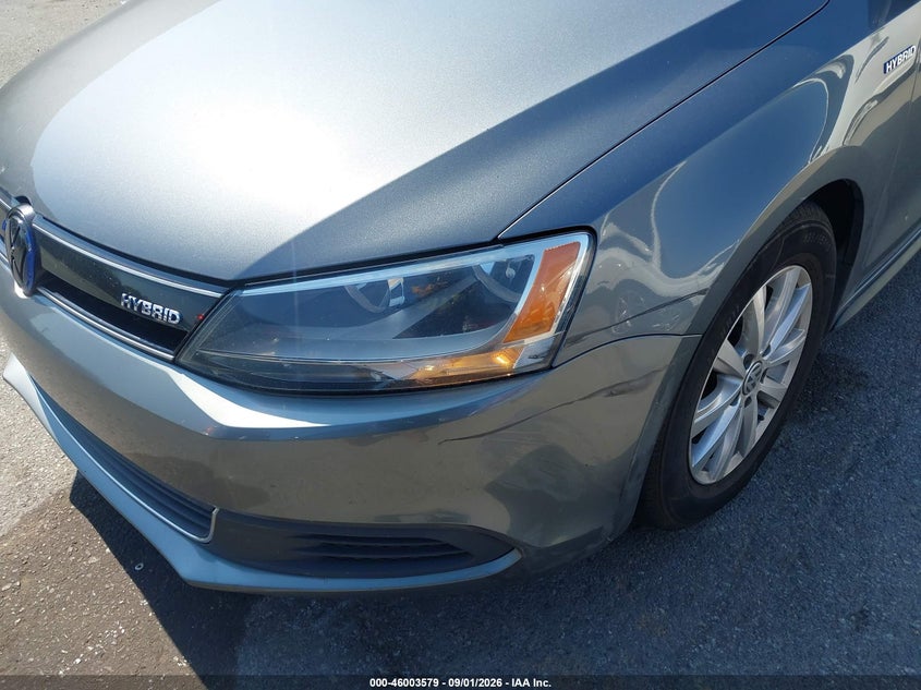 2013 VOLKSWAGEN JETTA HYBRID auction photo 6