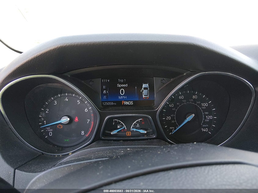 FORD FOCUS 2016 VIN 1FADP3K25GL387107