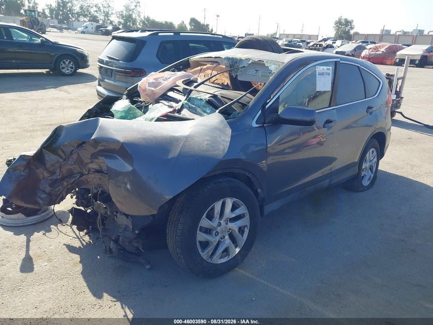 2016 Honda CR-V, По колу, IAAI, VIN 3CZRM3H54GG712847 — фото 2