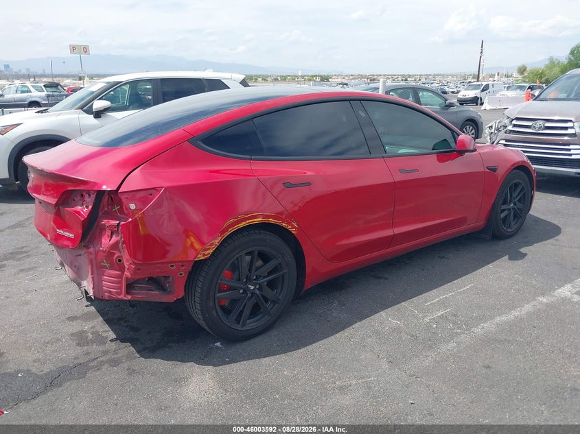Vin: 5yj3e1ec3mf925662, lot: 46502937, tesla model 3 performance dual motor all-wheel drive 20214