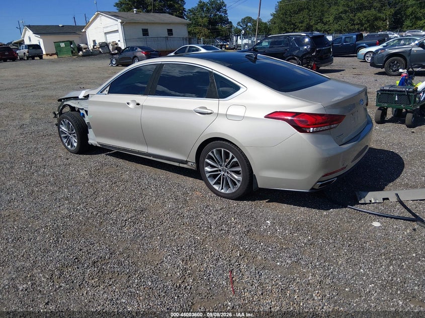 Vin: kmhgn4je4fu089151, lot: 46502945, hyundai genesis 3.8 20153