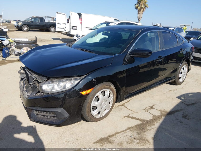 2017 Honda Civic, Right Front, IAAI, VIN 2HGFC2F53HH507435 — photo 2
