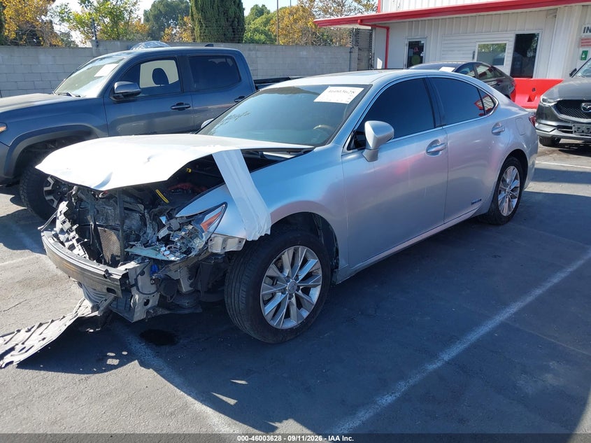 LEXUS ES 300H 2013 VIN JTHBW1GG9D2009336