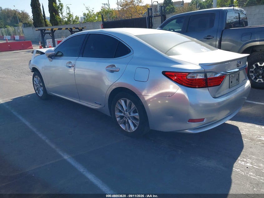 LEXUS ES 300H 2013 VIN JTHBW1GG9D2009336