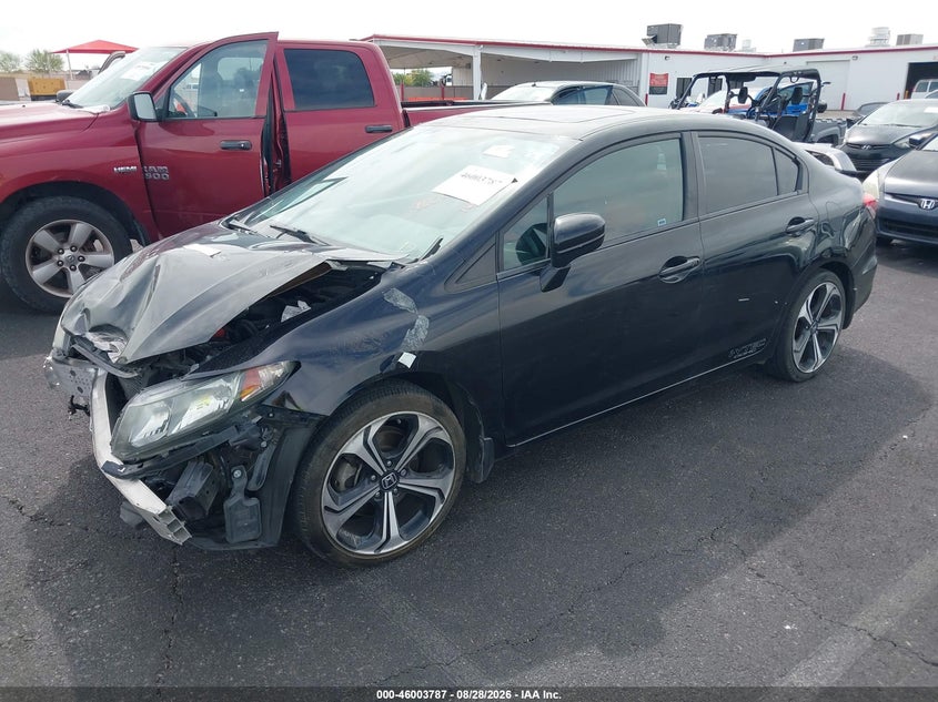 2015 Honda Civic, Обычный износ, IAAI, VIN 2HGFB6E51FH701129 — фото 2