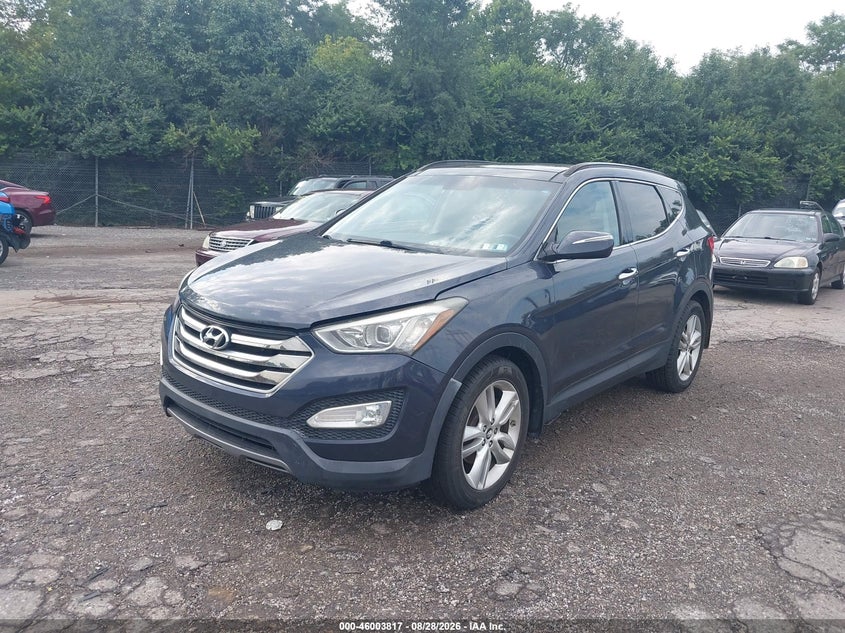 2016 Hyundai Santa Fe Sport 2.0L Turbo, Звичайний знос, IAAI, VIN 5XYZWDLA7GG307977 — фото 2