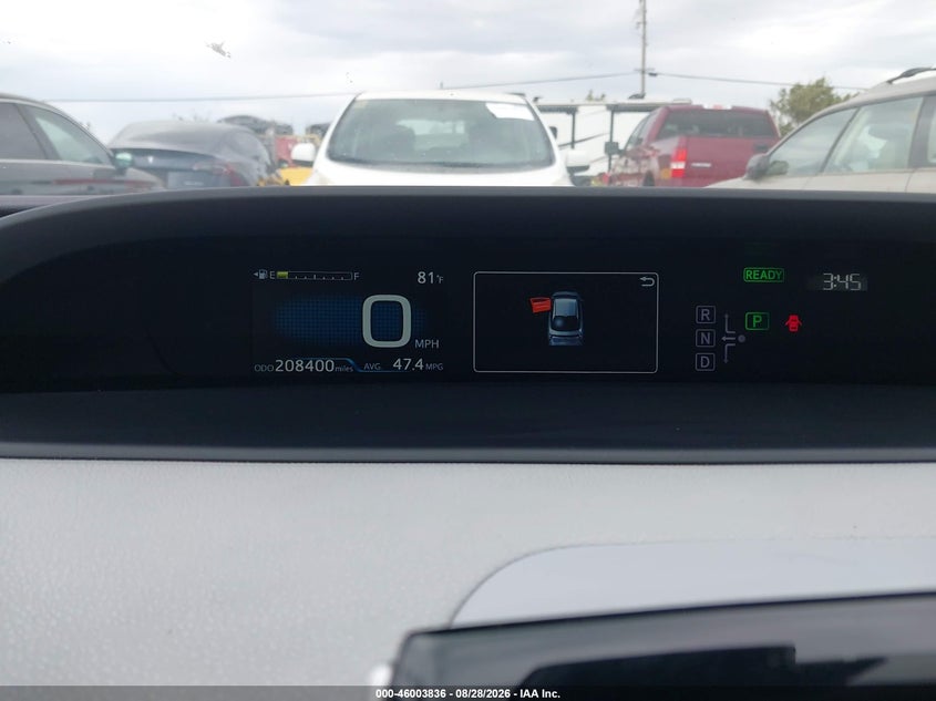 2017 TOYOTA PRIUS auction photo 7