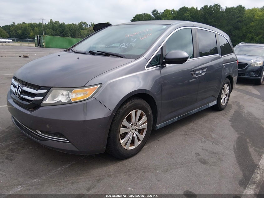 2014 Honda Odyssey, Normal Wear & Tear, IAAI, VIN 5FNRL5H43EB020884 — photo 2