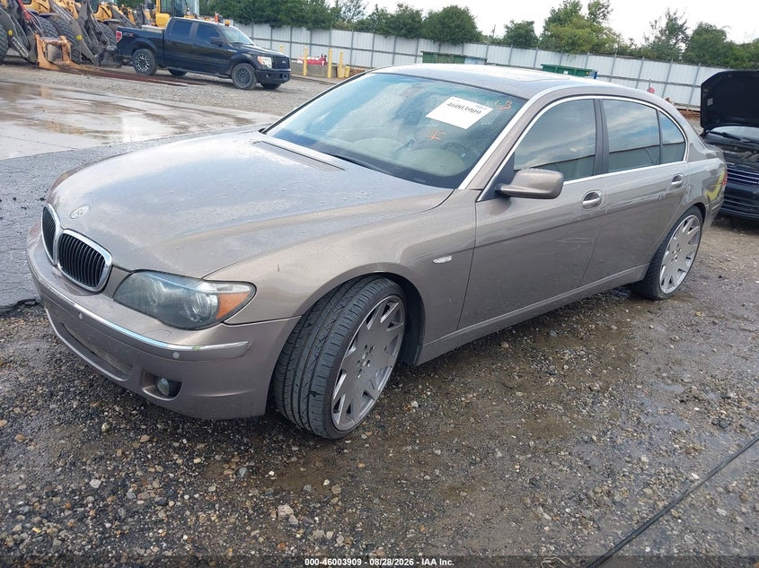 BMW 750LI 2006 VIN WBAHN83566DT39497