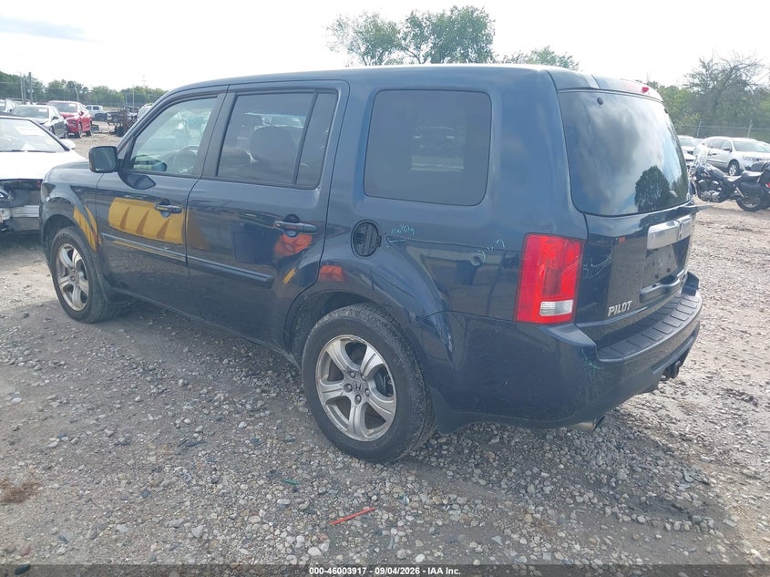 Vin: 5fnyf4h56cb079088, lot: 46503262, honda pilot ex-l 20123