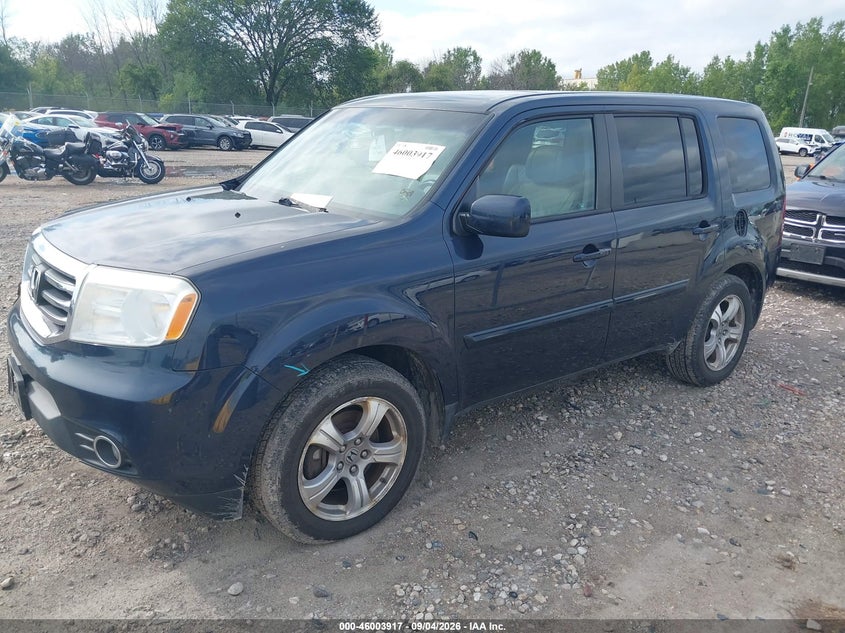 2012 HONDA PILOT auction photo 2