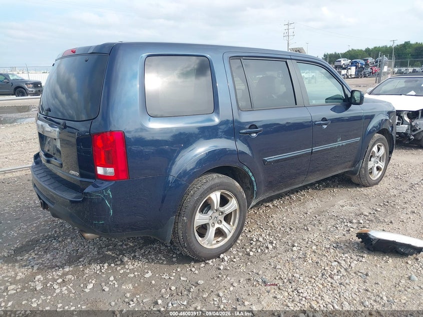 2012 HONDA PILOT auction photo 4