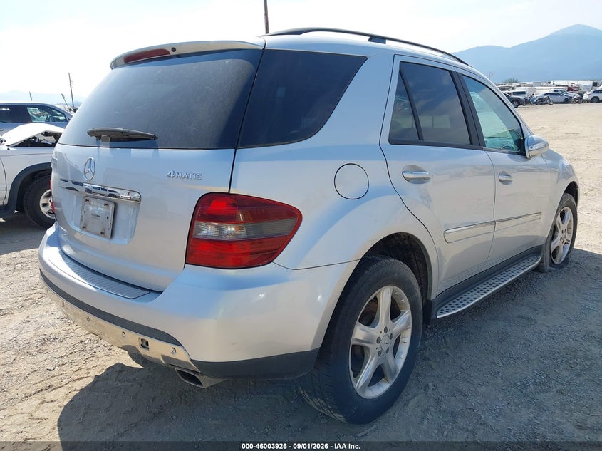 MERCEDES-BENZ ML 500 2007 VIN 4JGBB75E47A271529