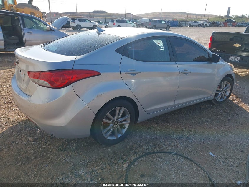Vin: kmhdh4ae3cu228854, lot: 46503285, hyundai elantra gls (ulsan plant) 20124