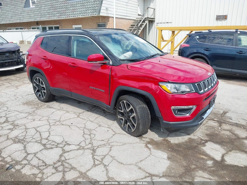 Vin: 3c4njdcb2kt813630, lot: 46503301, jeep compass limited 4x4 2019 img_1