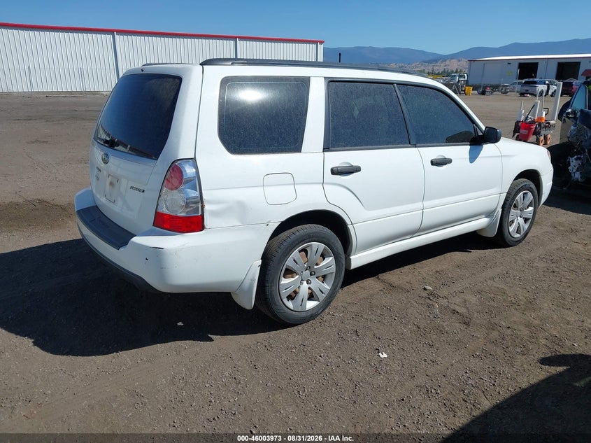 2008 SUBARU FORESTER auction photo 4