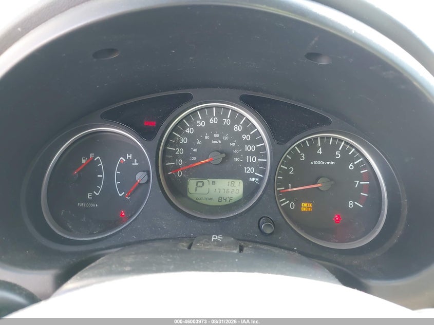 2008 SUBARU FORESTER auction photo 7