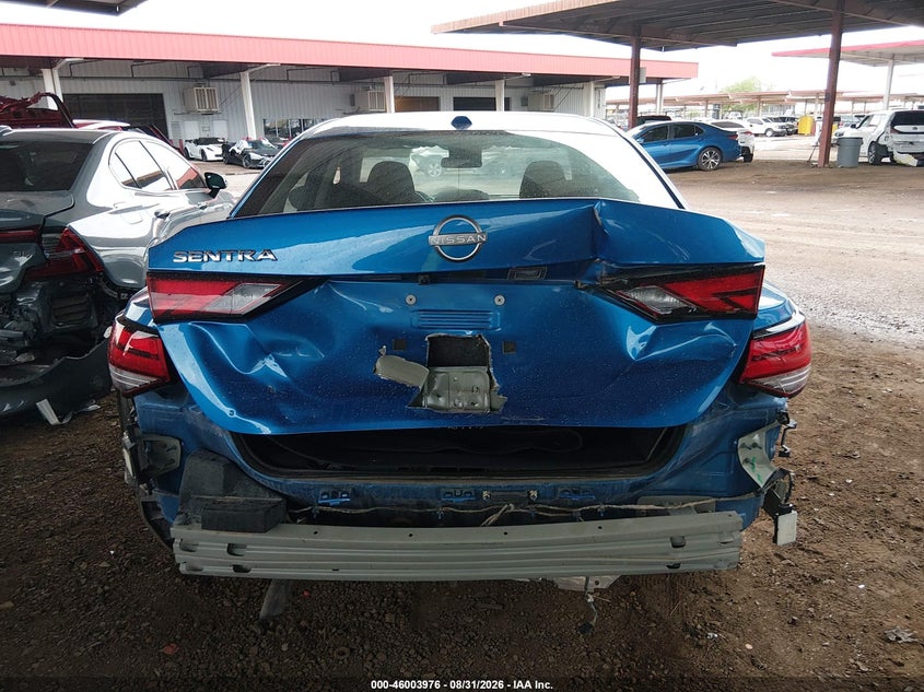 NISSAN SENTRA 2025 VIN 3N1AB8CV3SY300101