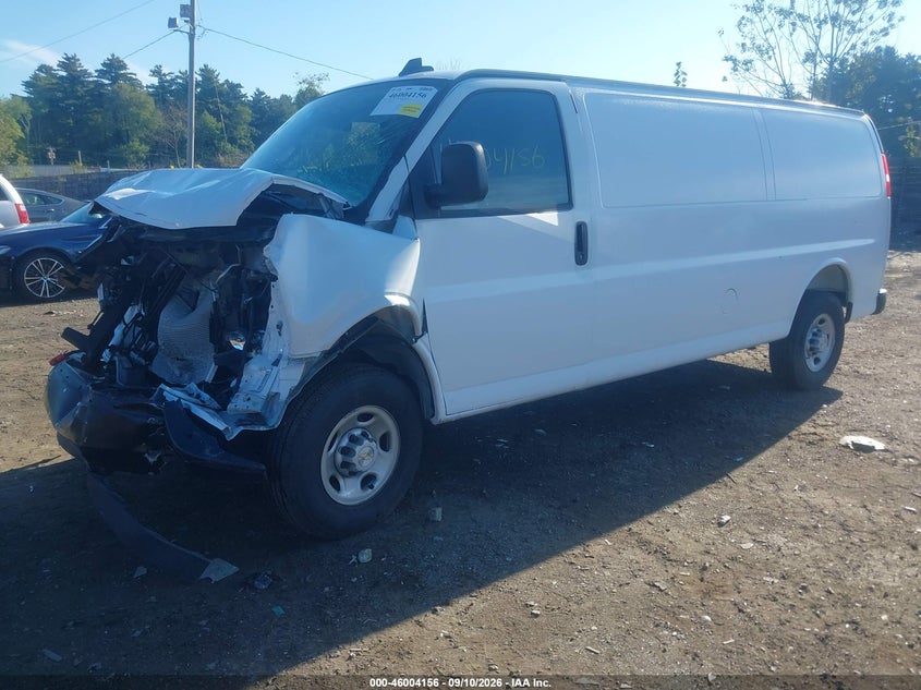Vin: 1gcwgbfp1s1256442, lot: 46503530, chevrolet express cargo rwd 2500 extended wheelbase wt 20252