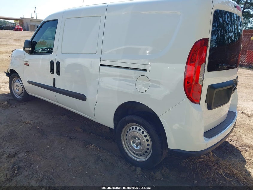 Vin: zfbhrfabxn6y24767, lot: 46503540, ram promaster city cargo van 20223