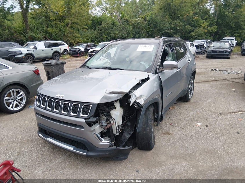 2018 Jeep Compass, Левый перёд, IAAI, VIN 3C4NJDCB7JT359812 — фото 2