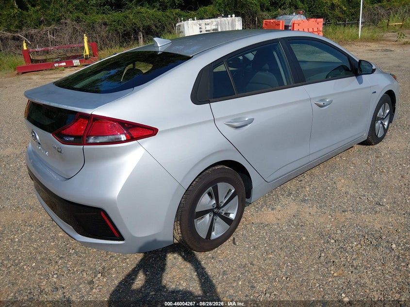 Vin: kmhc65lc0ku158599, lot: 46503643, hyundai ioniq hybrid blue 20194
