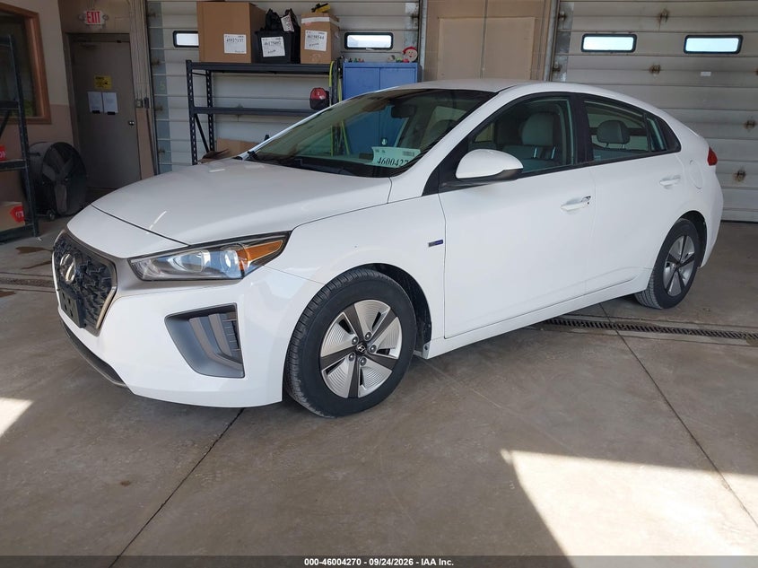 Vin: kmhc65lc3lu233071, lot: 46503646, hyundai ioniq hybrid blue 20202