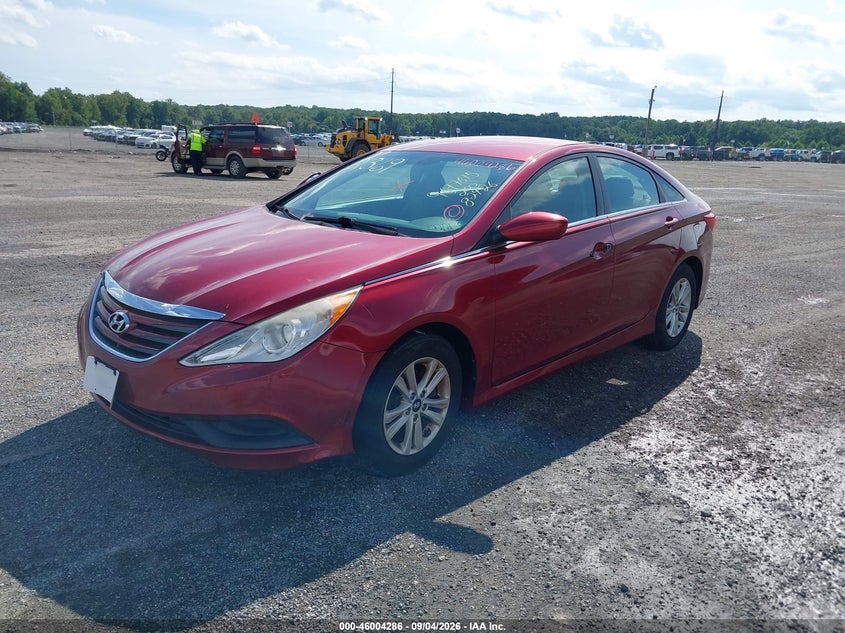 2014 Hyundai Sonata, Theft Recovery, IAAI, VIN 5NPEB4AC8EH942369 — photo 2
