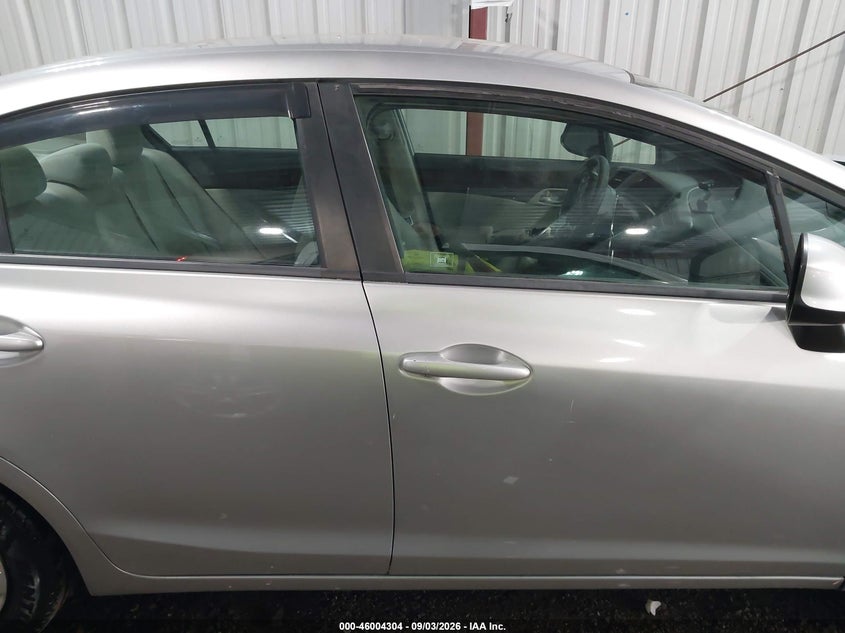 HONDA CIVIC 2012 VIN 19XFB2F53CE378215