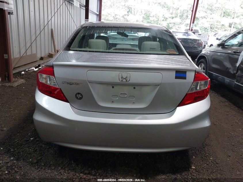 HONDA CIVIC 2012 VIN 19XFB2F53CE378215