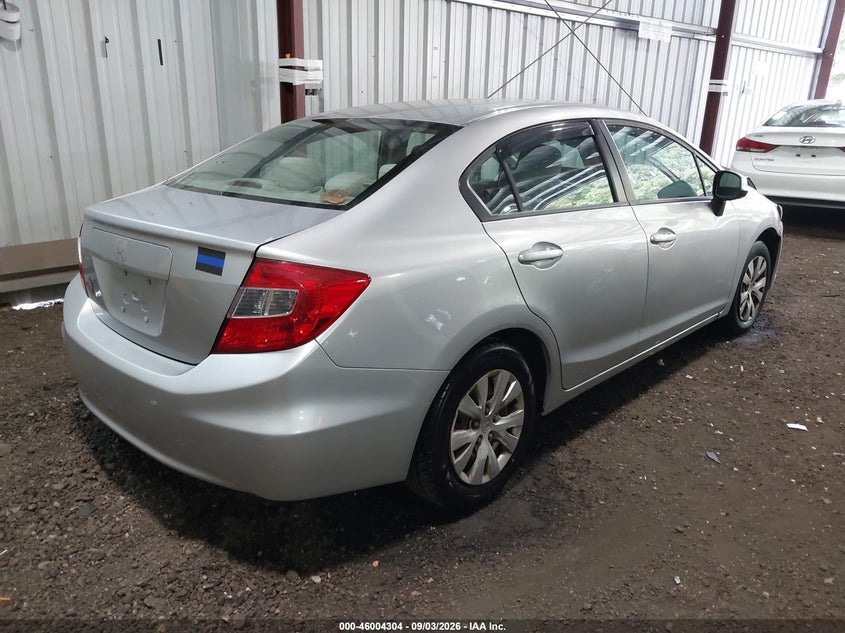 HONDA CIVIC 2012 VIN 19XFB2F53CE378215
