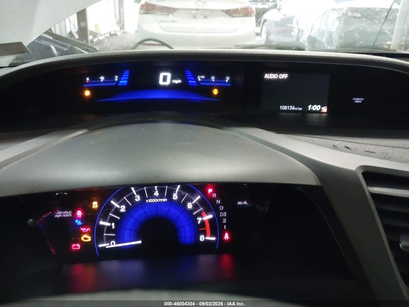 HONDA CIVIC 2012 VIN 19XFB2F53CE378215
